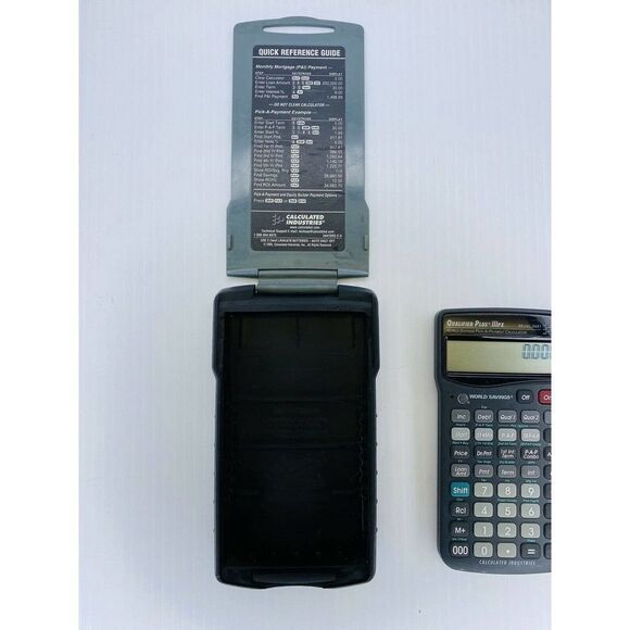Calculated Industries 3415 Qualifier Plus IIIx Advanced Real Estate with Case - Picture 3 of 10